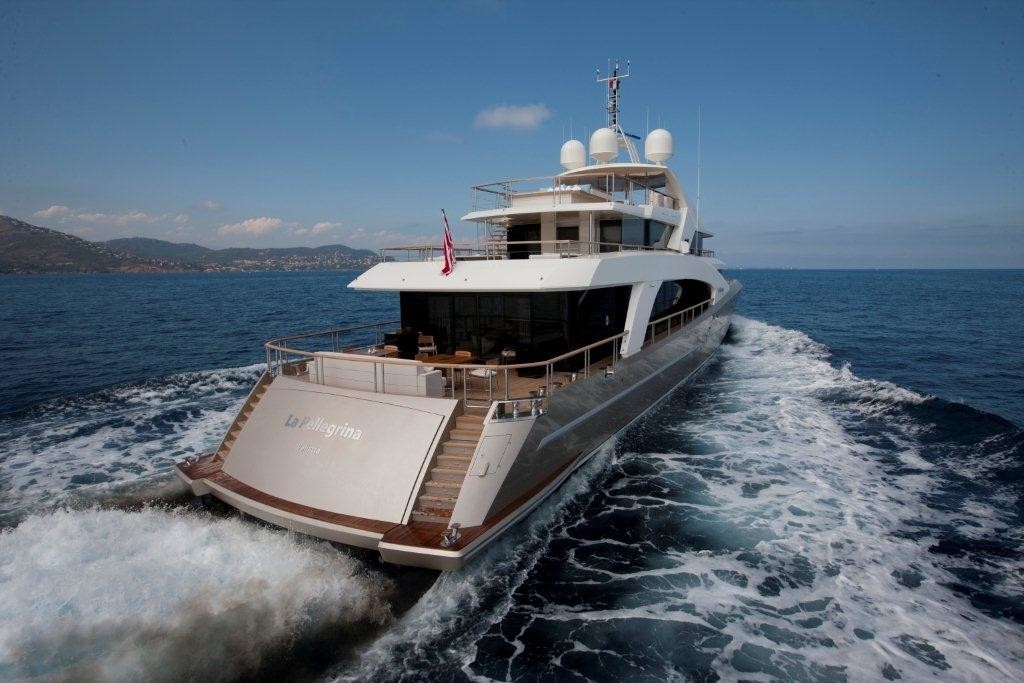 Cruising Aft Aboard Yacht LA PELLEGRINA