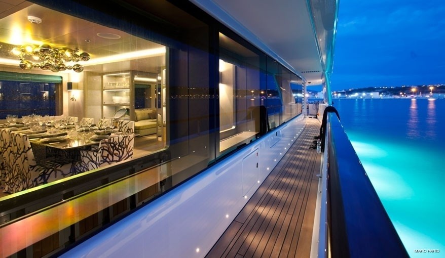 Balcony On Board Yacht LIBERTY