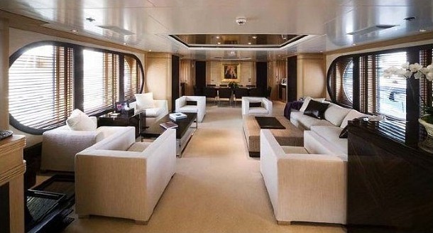 Saloon On Board Yacht MALIBU