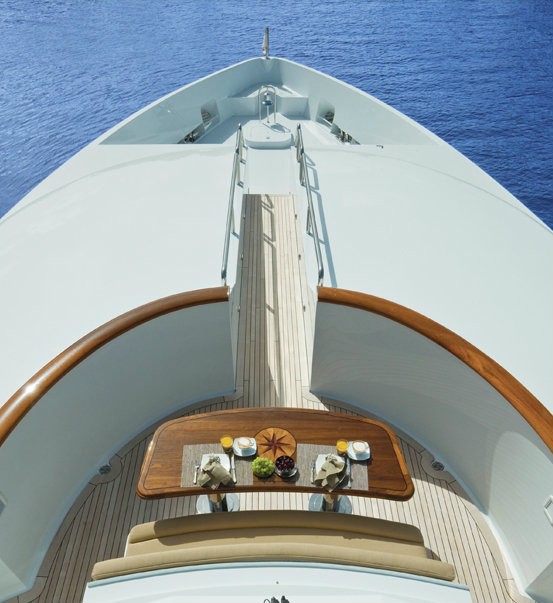 Portuguese Bridgedeck On Yacht WHEELS