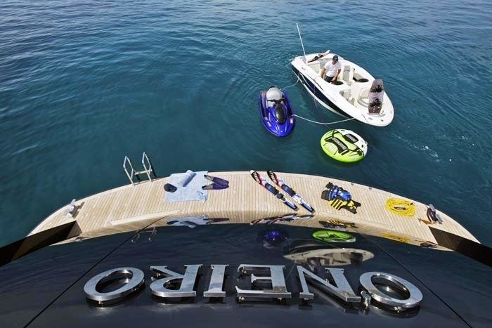 Swimming Landing Aboard Yacht O'NEIRO