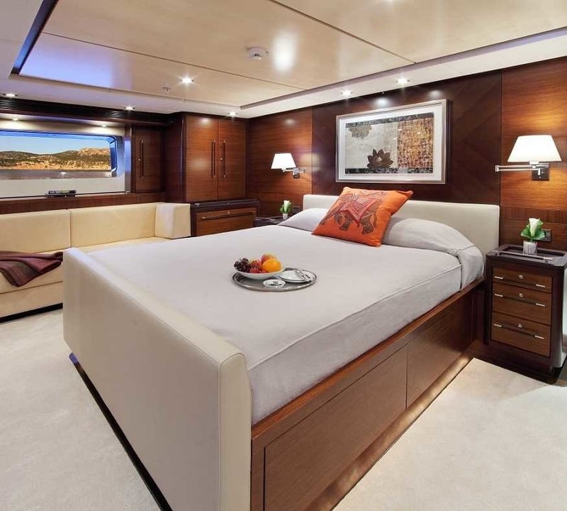 Double Sized Cabin On Board Yacht PRANA