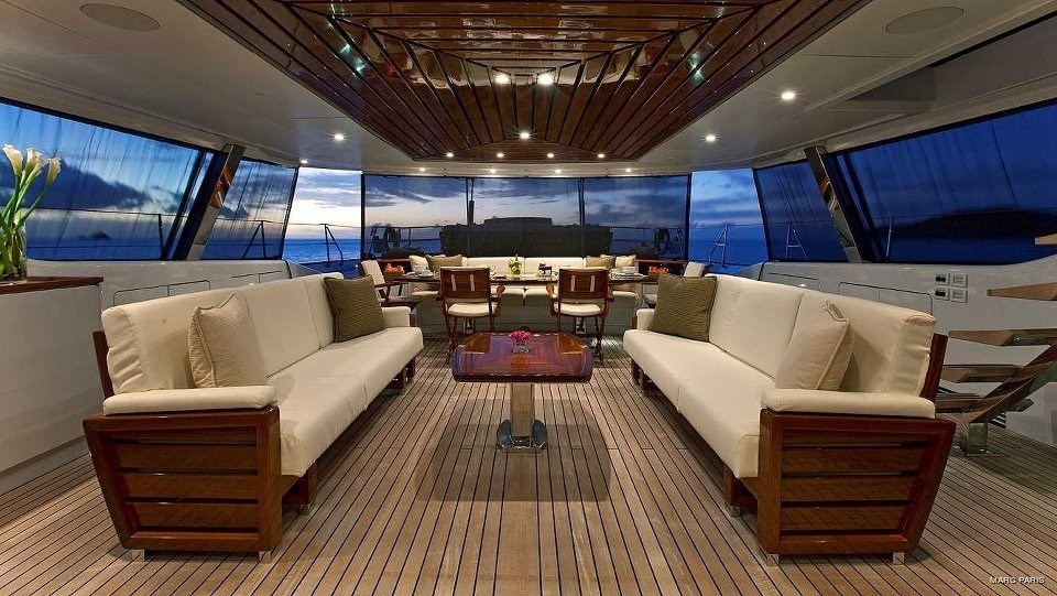 Cockpit On Board Yacht PRANA