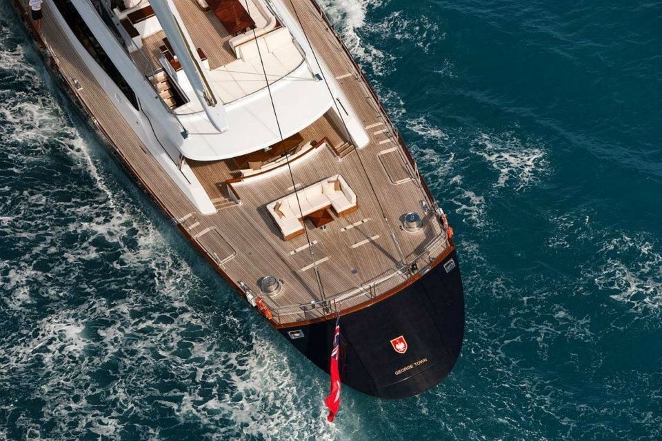 Sun Deck On Board Yacht PRANA