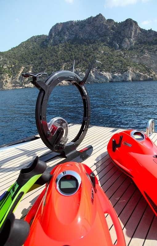 Ride Upon Design Gymnasium Gear On Board Yacht PRANA
