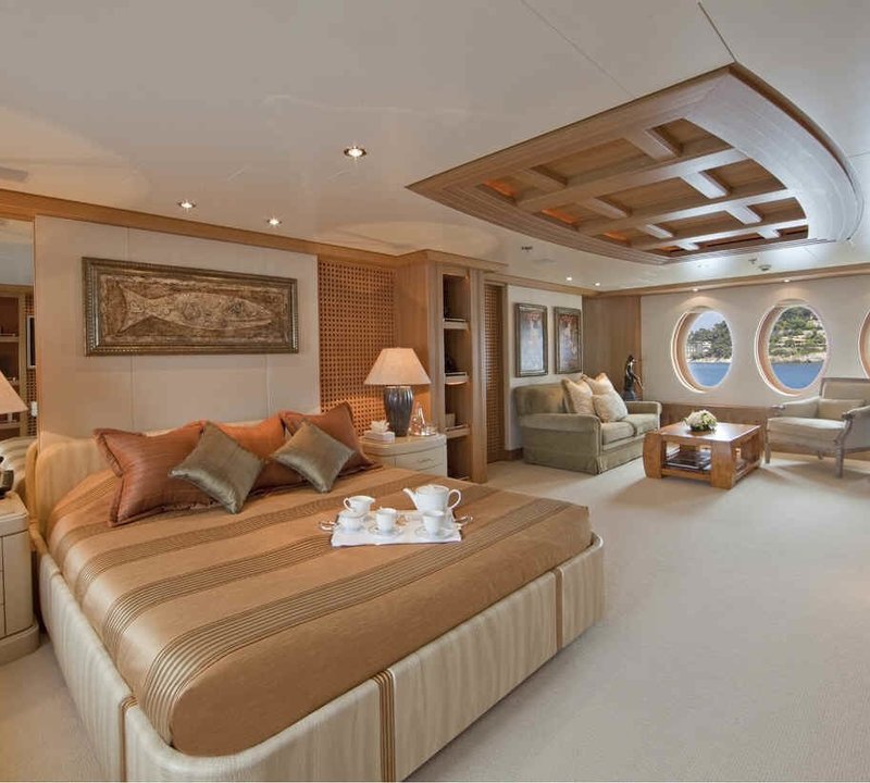Main Master Cabin On Board Yacht DEJA TOO