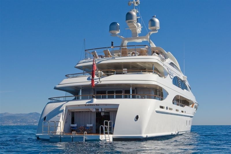 Swim Landing On Yacht LATITUDE