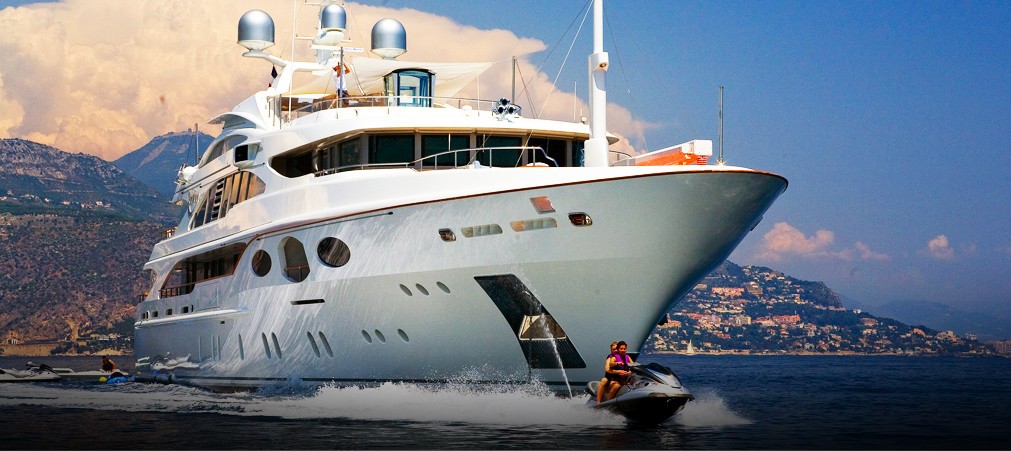 Ship's Bow On Yacht LATITUDE