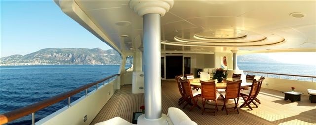 Profile Aspect: Yacht TOMMY's Top Aft Deck Captured