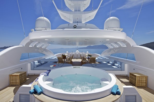 Jacuzzi Pool On Yacht MIA RAMA
