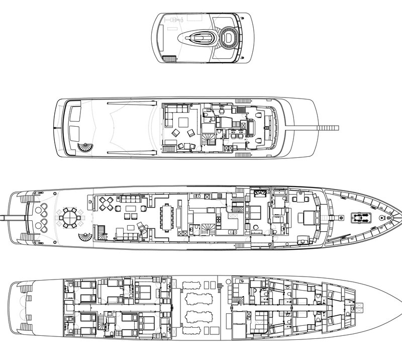 The 53m Yacht MIRAGE