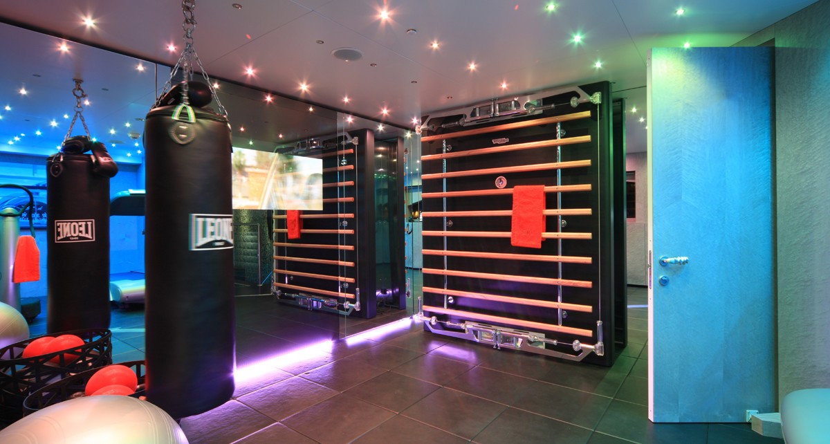 Gymnasium On Yacht SEA FORCE ONE