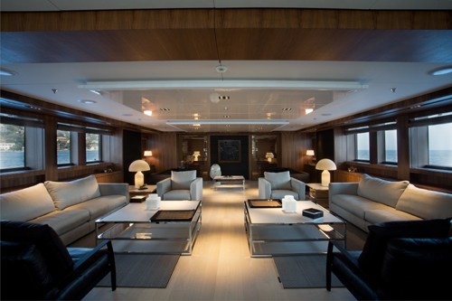 Premier Deck Saloon Aboard Yacht SYNA