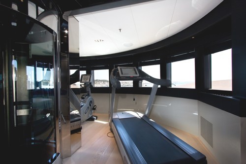 Gym Aboard Yacht SYNA