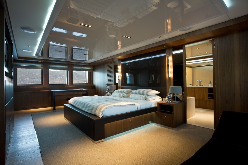 Main Master Cabin Aboard Yacht SYNA