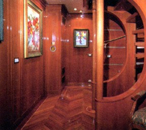 Stairway On Board Yacht TE MANU