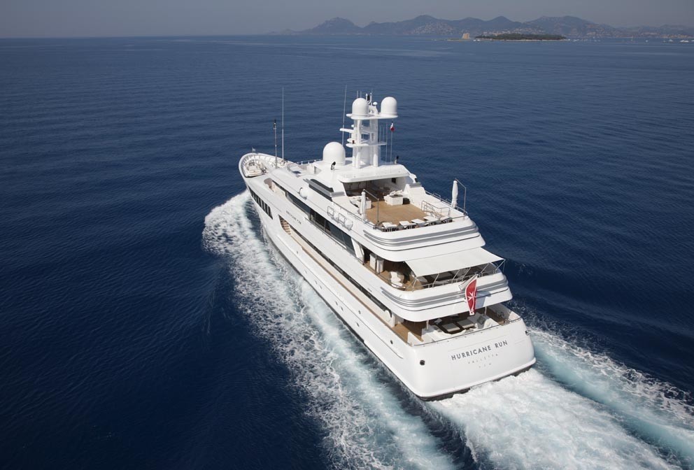 The 54m Yacht HURRICANE RUN