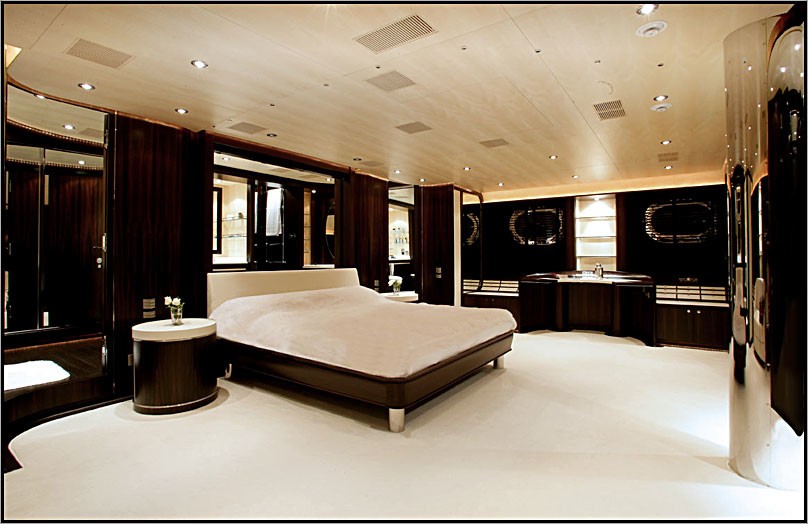 Main Master Cabin On Board Yacht PARSIFAL III
