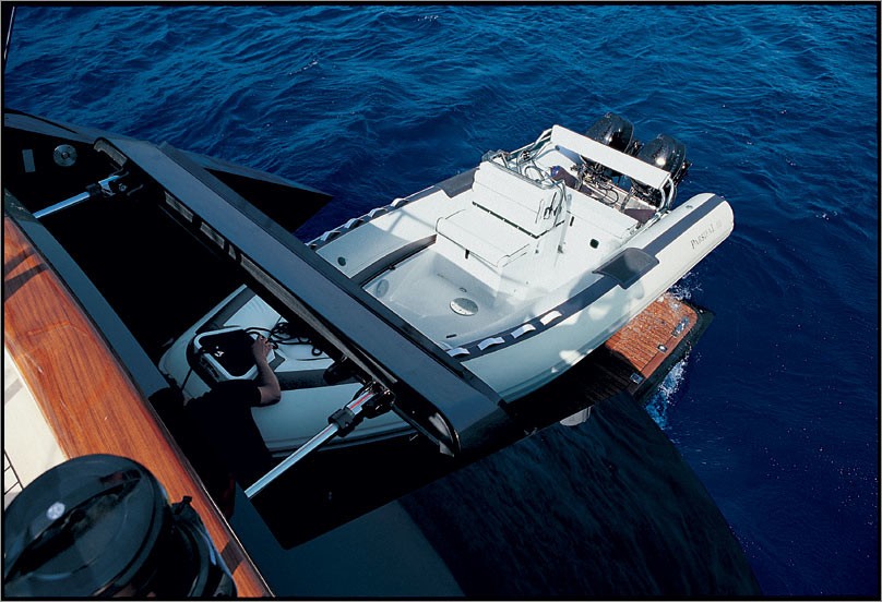 Ship's Tender On Yacht PARSIFAL III
