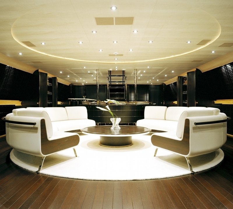 Saloon Aboard Yacht PARSIFAL III