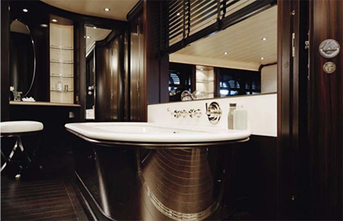Master Bath Aboard Yacht PARSIFAL III