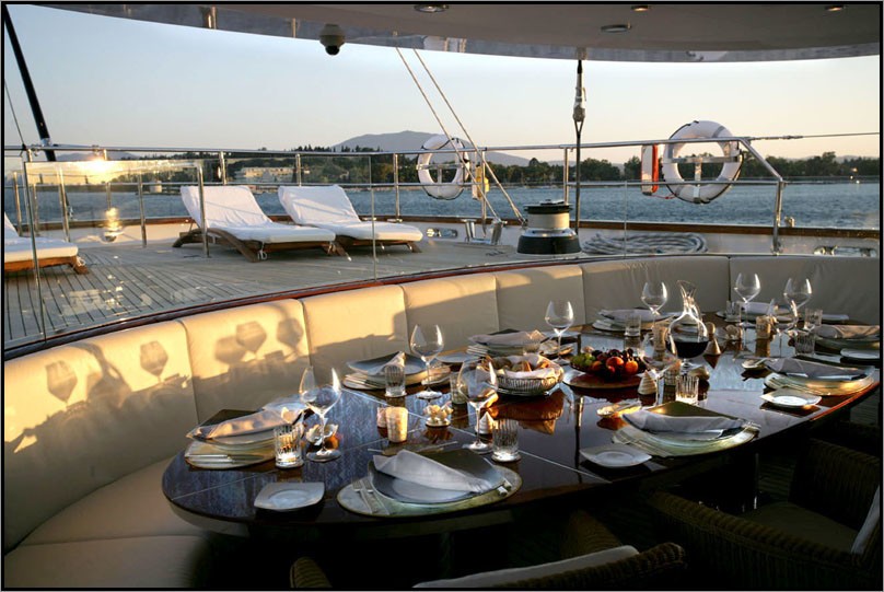 Furniture Set On Board Yacht PARSIFAL III