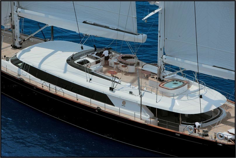 Deck Aspect Aboard Yacht PARSIFAL III