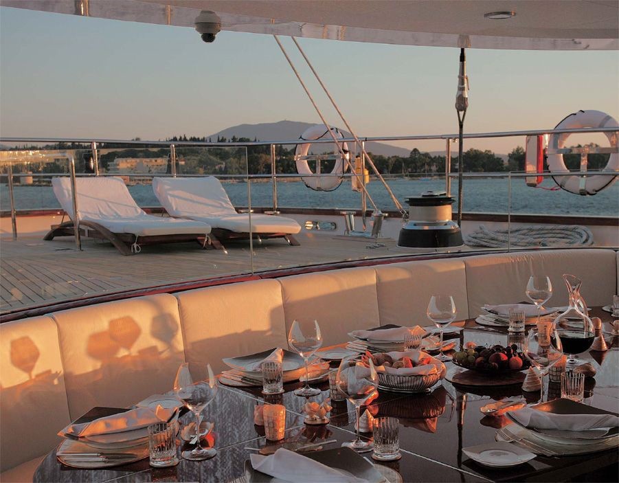 External Sitting On Board Yacht PARSIFAL III