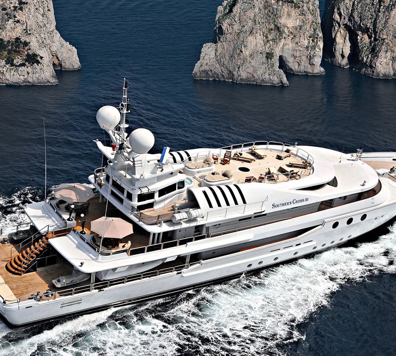 From Above Aspect Aboard Yacht LADY A