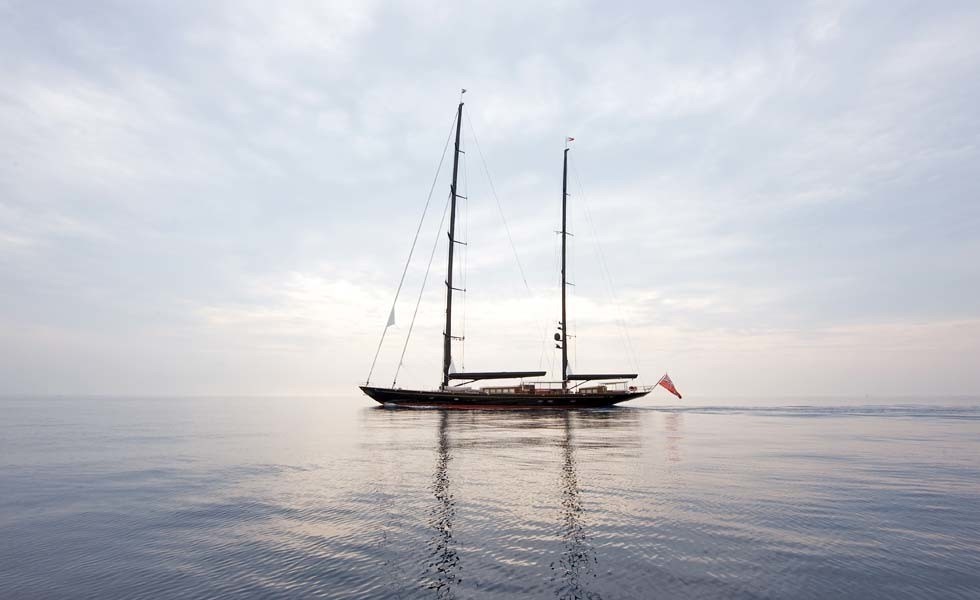 Sunset Dusk: Yacht MARIE's Overview Image