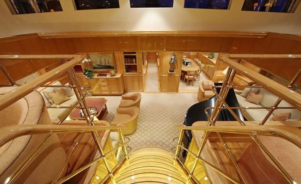To Premier Saloon On Board Yacht MARIE