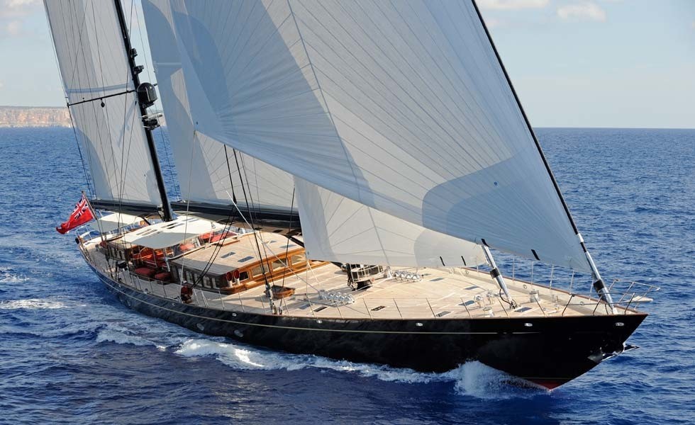 Forward Aspect On Board Yacht MARIE