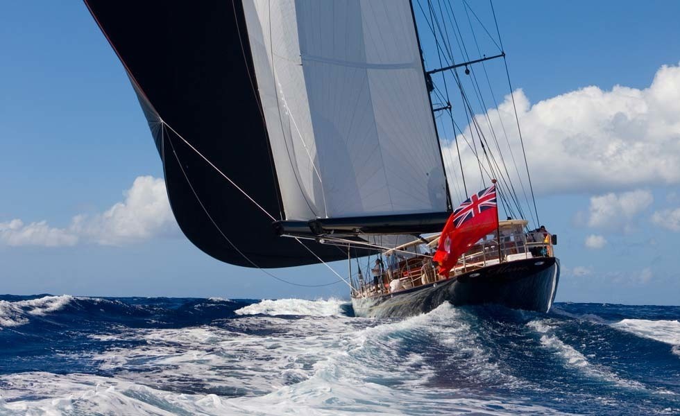Aft Aspect On Yacht MARIE