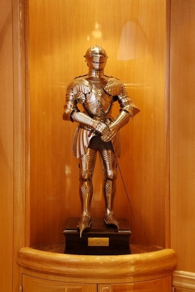 Antique Artwork On Yacht MARIE
