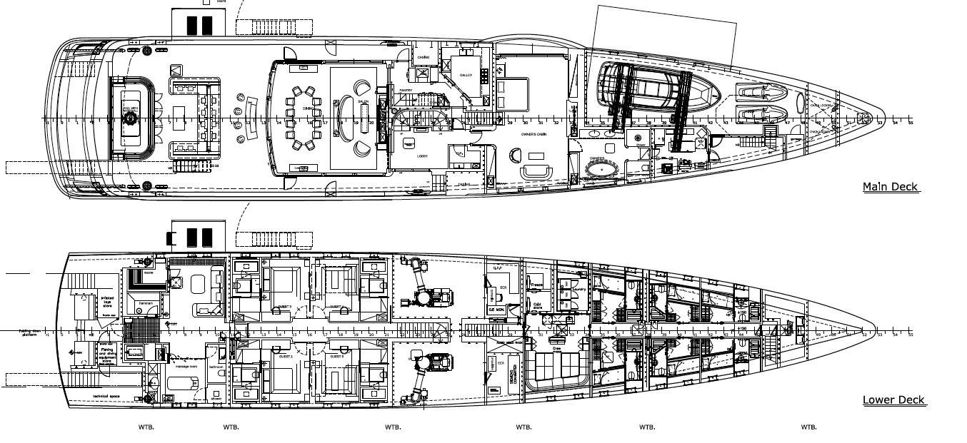 The 55m Yacht QUINTA ESSENTIA