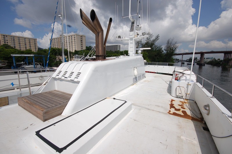 Sun Deck On Yacht STARGAZER
