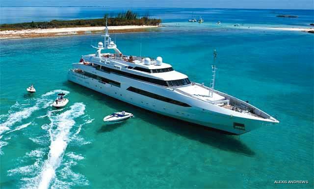 Ship's Tenders: Yacht BAD GIRL's From Above Aspect Captured