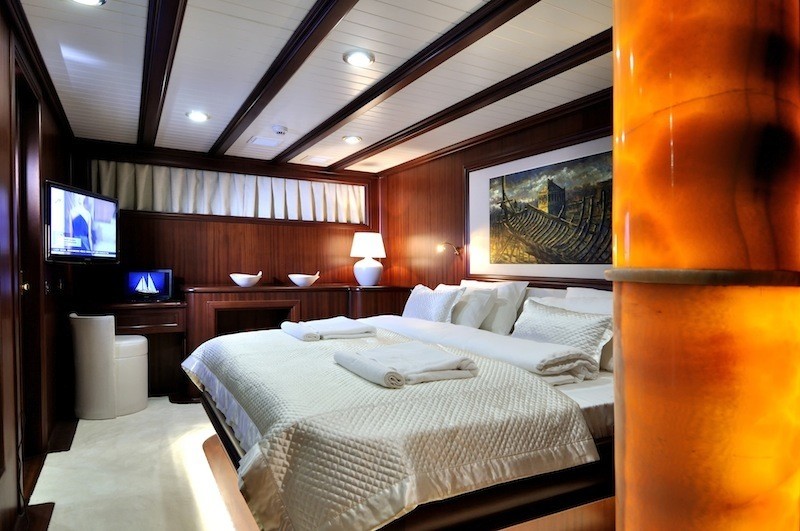 Main Master Stateroom Aboard Yacht REGINA