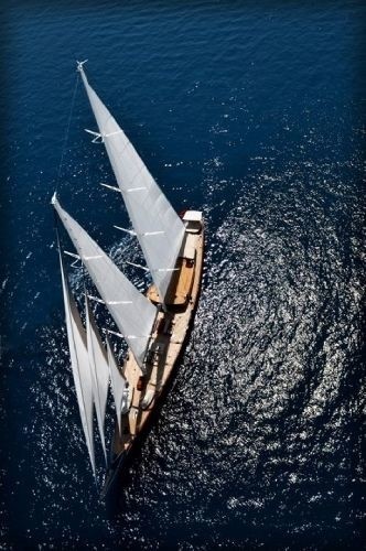 From Above Above Aboard Yacht REGINA