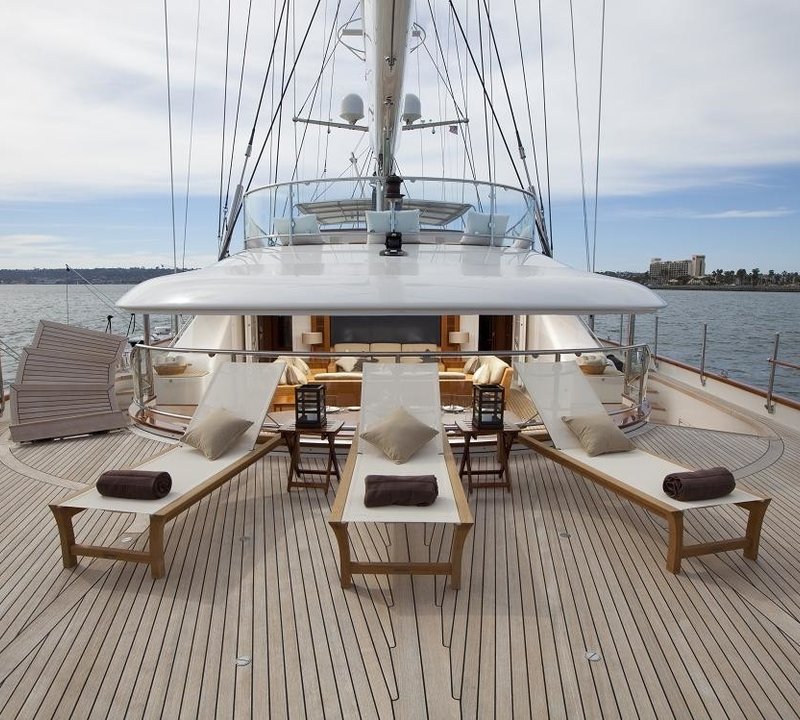 Sun Deck On Yacht ZENJI