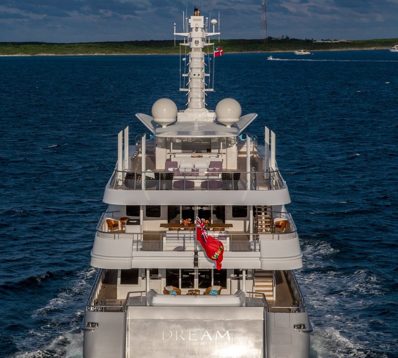 Aft Decks Underway - Yacht DREAM by Abeking & Rasmussen