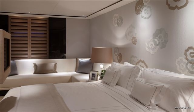 Berth: Yacht TWIZZLE's Main Master Cabin Pictured