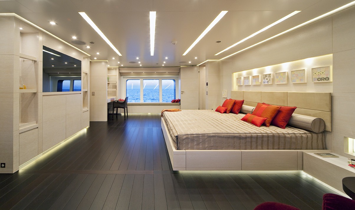 Profile Aspect: Yacht BARAKA's Main Master Cabin Captured