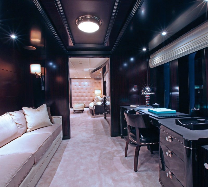 Office: Yacht CARPE DIEM's Main Master Cabin Photograph