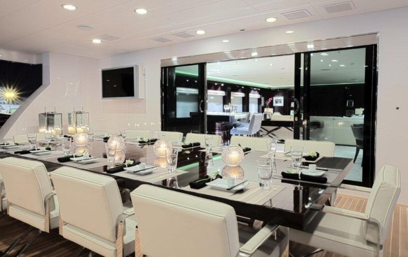 Inside Eating/dining On Yacht CARPE DIEM