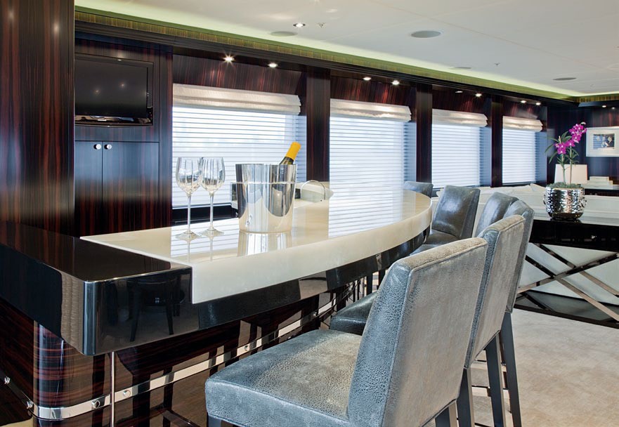 Drinks Bar On Board Yacht CARPE DIEM