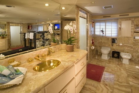 Personal Bathroom On Yacht FAM