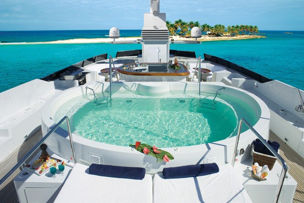 Jacuzzi Pool On Board Yacht FAM