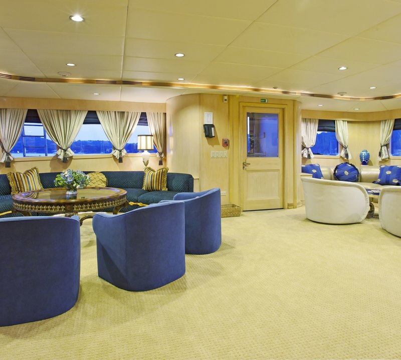 Saloon Aboard Yacht FAM