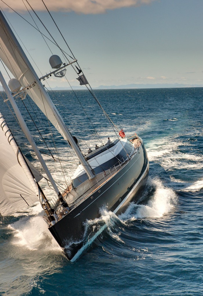 Forward Aspect Aboard Yacht KOKOMO